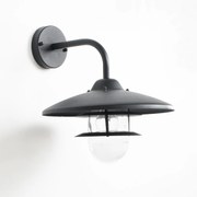 Wandlamp voor buiten/badkamer in ijzermetaal, Noria