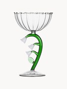Handgemaakte champagneglas Botanica