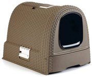 Curver 408740  Hooded Cat Litter Box 51x38,5x39,5 cm Mocca 400461