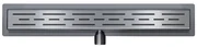 Mueller Ferro douchegoot 100x7cm met flens verouderd ijzer - gunmetal