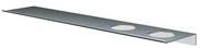 Hotbath &MORE Planchet - 60cm - inclusief bevestigings rails - 2 uitsparingen - voor zeepdispenser of beker - RVS 316 SH060H2IX