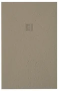 ZEZA Grade douchevloer - 180x100cm - antislip - antibacterieel - mineraalmarmer - rechthoek - mat cream (creme) 400000000000019512