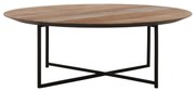 DTP Home Cosmo Ronde Salontafel Verjongde Rand 100 Cm - 100 X 100cm.