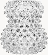 Mondgeblazen vaas Hobnail Birdie, H 13 cm