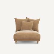 Bank van stonewashed fluweel, Lazare