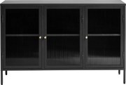 Dressoir Zwart - 132x40x85cm.