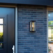 Residence Muurlamp Zwart/Messing