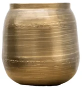 Pot Bent brass antique
