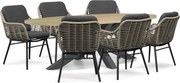 Tuinset 6 personen 240 cm Rope Grijs Coco Antoni/Brookline