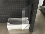 Saqu Badwand 80x140 cm Mat Zwart