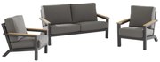 4 Seasons Outdoor Capitol loungeset *** Showroommodel***  Loungeset    antraciet weerbestendig