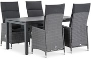 Tuinset 4 personen 160 cm Wicker Grijs Garden Collections Denver/Concept