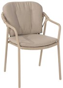 Taste by 4 Seasons Manitoba stapelbare tuinstoel - latte