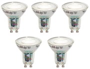 Set van 5 Smart GU10 50mm LED lampen helder 4.8W 400 lm 1800-6500K