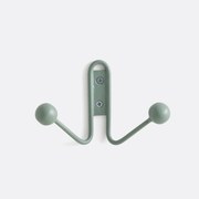 Dubbele kleerhanger in staal, Hiba