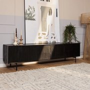 Starfurn Madison Mango Tv-meubel Zwart 210 Cm - 215x50x55cm.