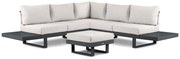 Hoek loungeset 5 personen Aluminium Grijs  Lifestyle Garden Furniture Lorenzo