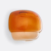 Wandlamp in gekleurd glas, Kinoko