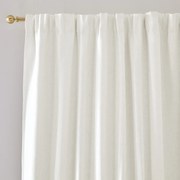 Verduisteringsgordijn in linnen met gerimpelde bies en golf, ELBA