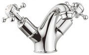 Crosswater Belgravia Wastafelkraan - laag - kruisgreep - zonder waste - chroom BL110DNC