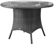 Riccione dining tuintafel 110 cm rond antraciet