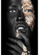 Goossens Schilderij Noir Goldest, 120 x 80 cm