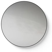 Looox Black line Mirror spiegel - rond 80cm - black line round zwart SPBLR800