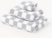 Westwing I Crosby Studios, katoenen handdoekenset Damier, in verschillende setgroottes