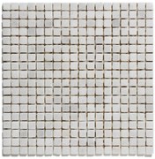 The Mosaic Factory Natural Stone vierkante mozaïek tegels 30x30 cararra anticato