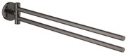 GROHE Essentials Handdoekhouder - 45cm - dubbel - draaibaar - hard graphite 40371a01