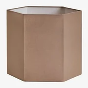 Tenerife Stoffen Lampenkap Moka Bruin & Ø30 Cm - Sklum