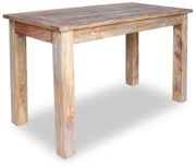 vidaXL Eettafel 120x60x77 cm massief gerecycled hout