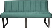 Eetkamerbank - Hengelo - stof Element turquoise 15 - 200 cm