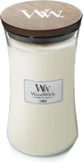 WoodWick geurkaars - Large Hourglass - Linen