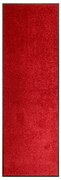 vidaXL Deurmat wasbaar 60x180 cm rood