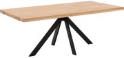 Goossens Eettafel Blade, Strak blad 200 x 100 cm 6 cm dik