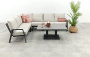 Lagos/Milford loungeset - met verstelbare tafel - links & rechts