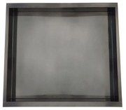 Mueller inbouwnis 30x30x10cm zwart chroom