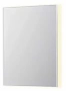 INK SP32 spiegel - 60x4x80cm rechthoek in stalen kader incl indir LED - verwarming - color changing - dimbaar en schakelaar - mat wit 8410021