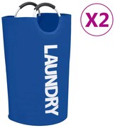 vidaXL Wassorteerders 2 st blauw