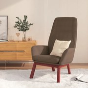 vidaXL Relaxstoel stof taupe