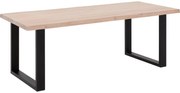 Goossens Eettafel Blade, Boomstamblad 220 x 100 cm 5 cm dik