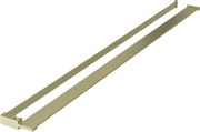 Mexen plank voor douchewand met handdoekhouder, geborsteld goud - 800-02-55