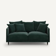 3-zits compacte fluwelen zetel, Lazare