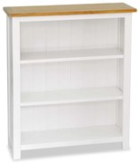 vidaXL Boekenkast met 3 schappen 72x22,5x82 cm massief eikenhout