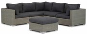 Hoek loungeset 5 personen Wicker Taupe  Garden Collections Cuba