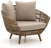 Lounge tuinstoel | Intenso  Stila | Wicker (vlechtwerk) | Taupe | Kees Smit Tuinmeubelen