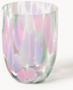 Mondgeblazen waterglazen Big Confetti, 6 stuks