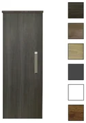Sanicare kolomkast met luxe chromen greep 33,5x90x32cm schots-eiken