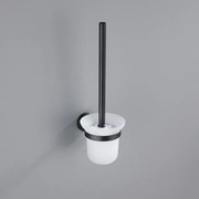 Fortifura Calvi Toiletborstelhouder - rond - Mat Zwart SW639936